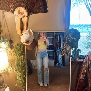 Flying Monkey Light Blue Flare Jeans